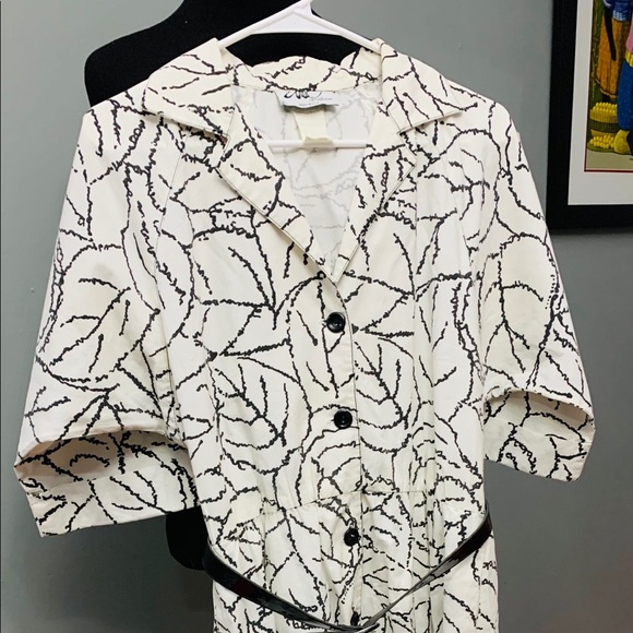 Black and White Vintage Dress - Picture 4 of 11